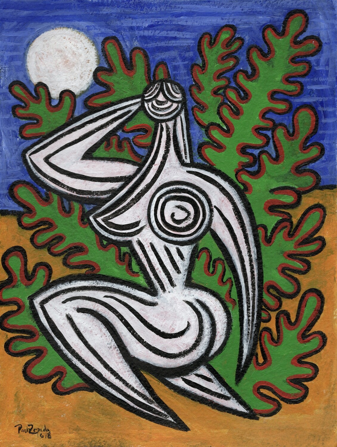 Figure in the Garden