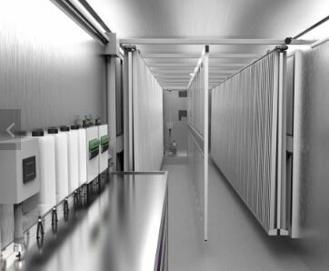 Harvesthub 40ft Container Hydroponic Grow system