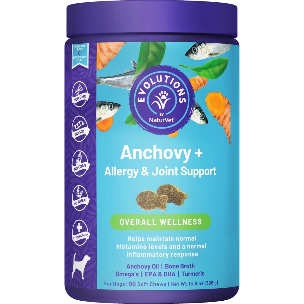 Anchovy + Allergy Support Soft Chews 90CT