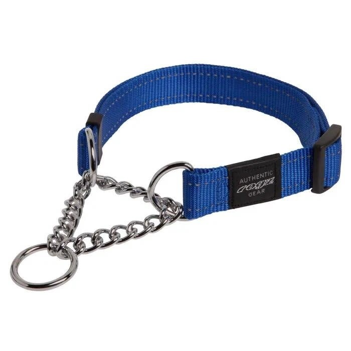 Rogz Martingale Dog Collars - Blue