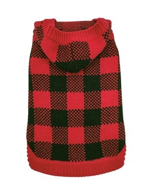 Doggie-Q Double Knit Lumber Jacket - Red