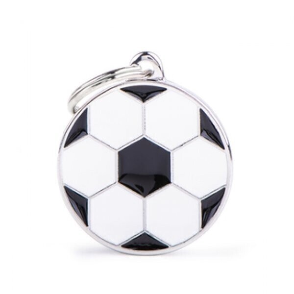 ID Tag Medium Circle &quot;Soccer&quot;