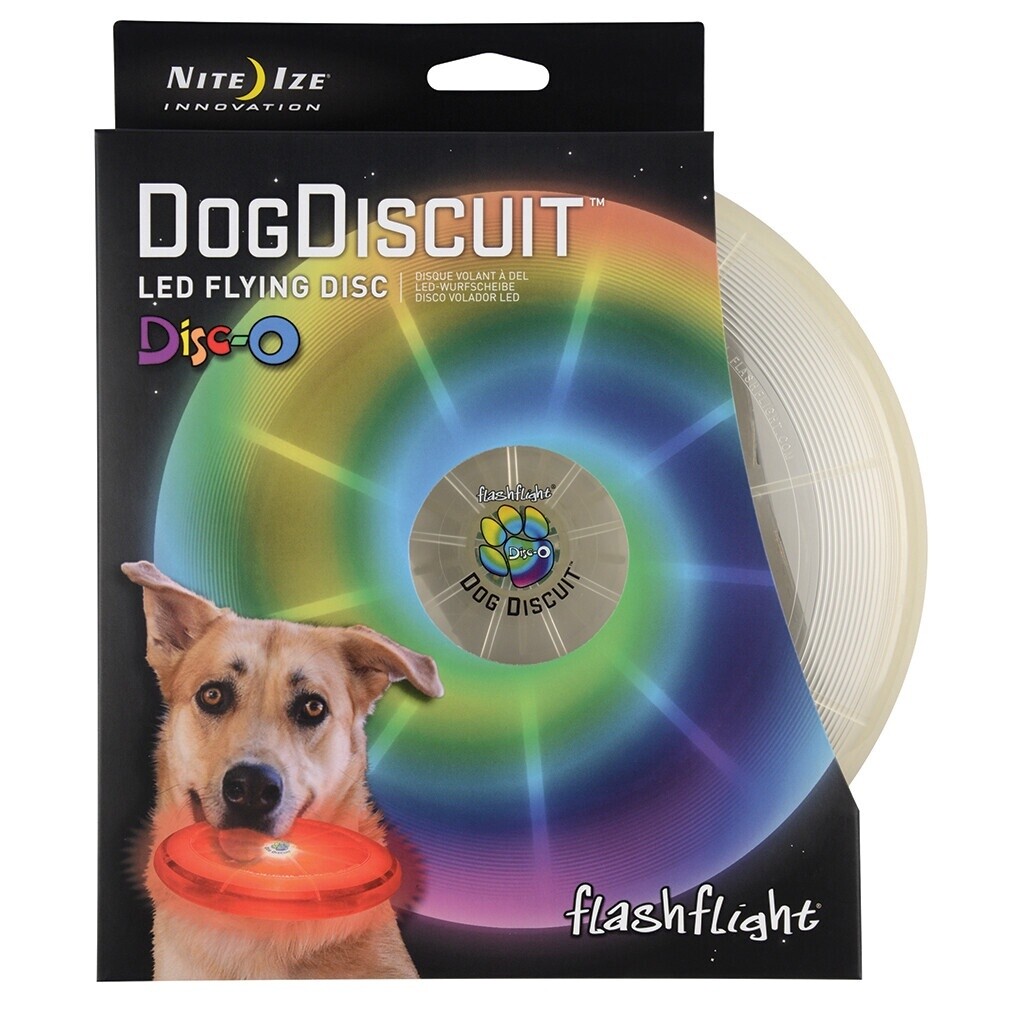 Nite Ize - Flashflight DogDiscuit Disc-O LED Flying Disc