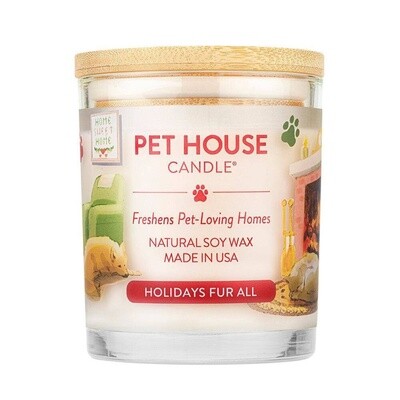 Pet House Candle - Holidays Fur All - 8.5 oz