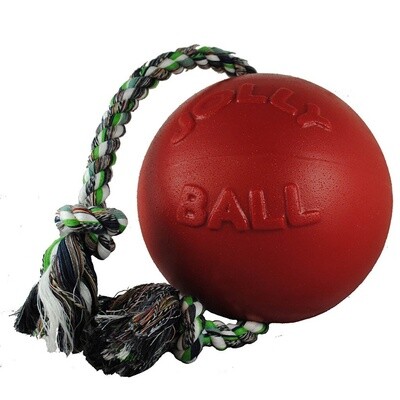 Romp N Roll Ball with Rope Red 8&quot;