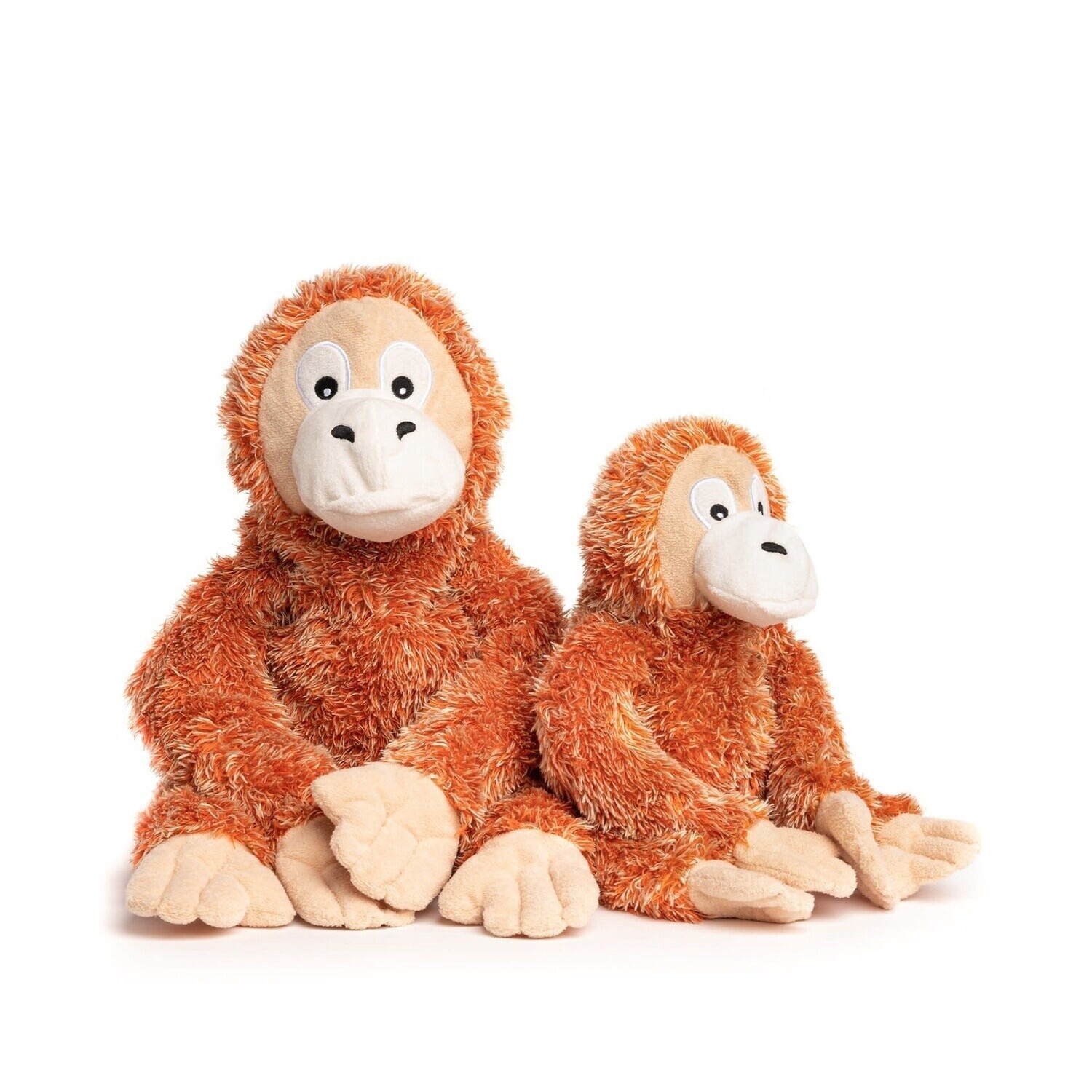 Fabdog Fluffy Dog Toy - Orangutan