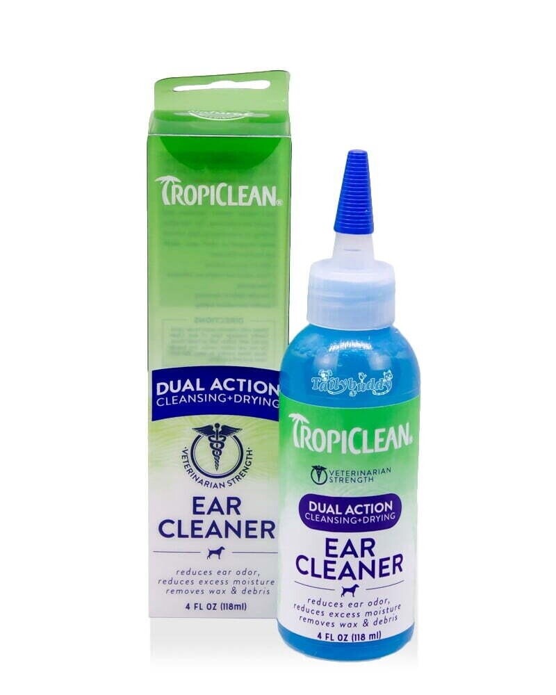 Tropiclean Dual Action Ear Cleaner Dog 4oz