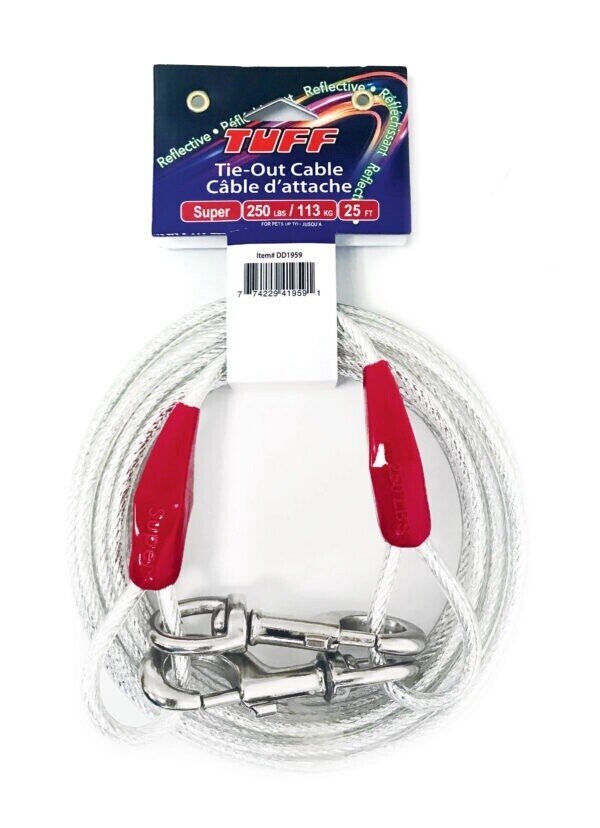 Tuff Reflective Tie-Out Cable Super