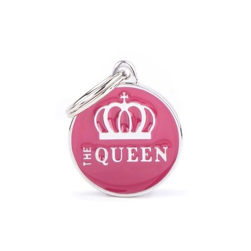 ID Tag Medium Circle "The Queen"