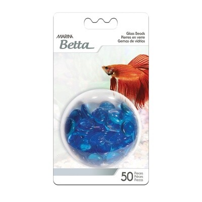 Billes décoratives Marina, bleues, paquet de 50