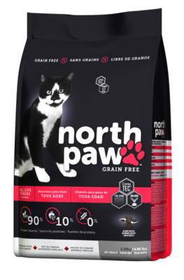 North Paw Nourriture pour chats sans grains de tout âge