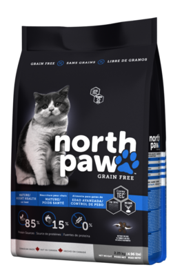 North Paw sans grain pour chats Mature/Poids Santé