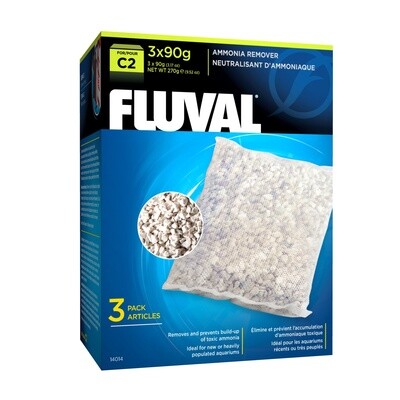 Fluval C2 Ammonia Remover, 3-pack
