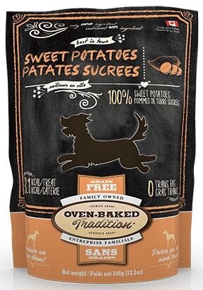 Oven-Baked Tradition Dehydrated Sweet Potato Slices Dog 345g