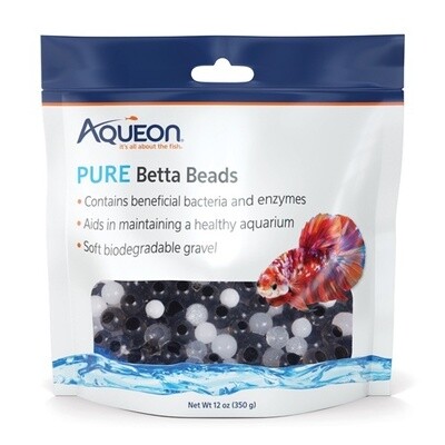 Aqueon® Betta Beads Black & White 12 oz