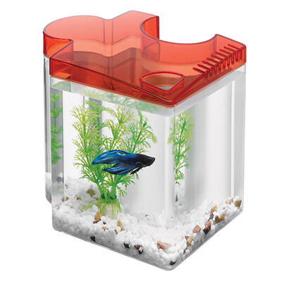 Aqueon® Betta Puzzle Kits Red 0.5 Gallon