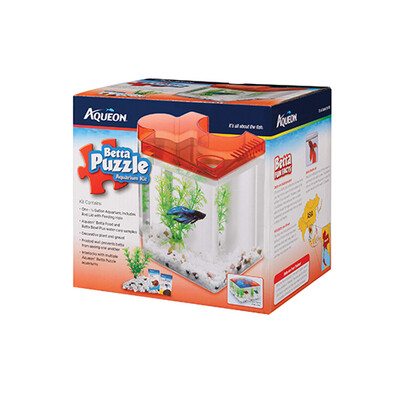 Aqueon® Betta Puzzle Kits Red 0.5 Gallon