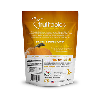 Fruitables® Pumpkin &amp; Banana Flavor Dog Treat 12 oz