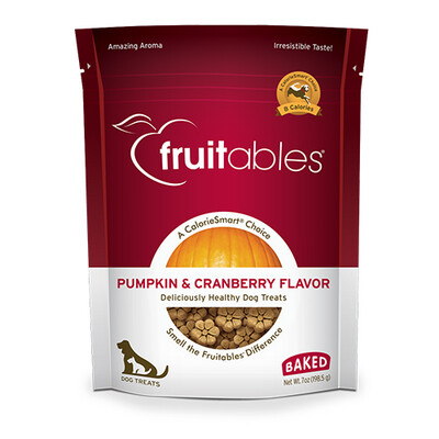 Fruitables® Pumpkin &amp; Cranberry Flavor Dog Treat 7 oz