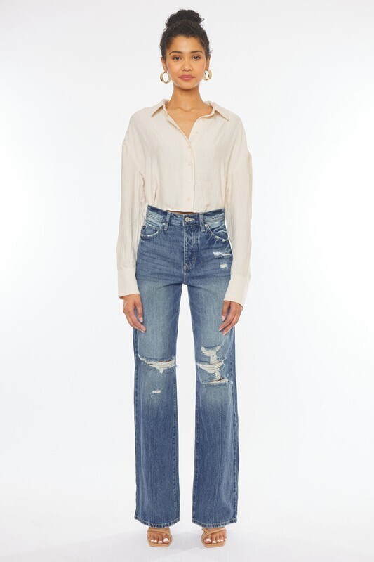 Lindsey High Rise Flare Jeans