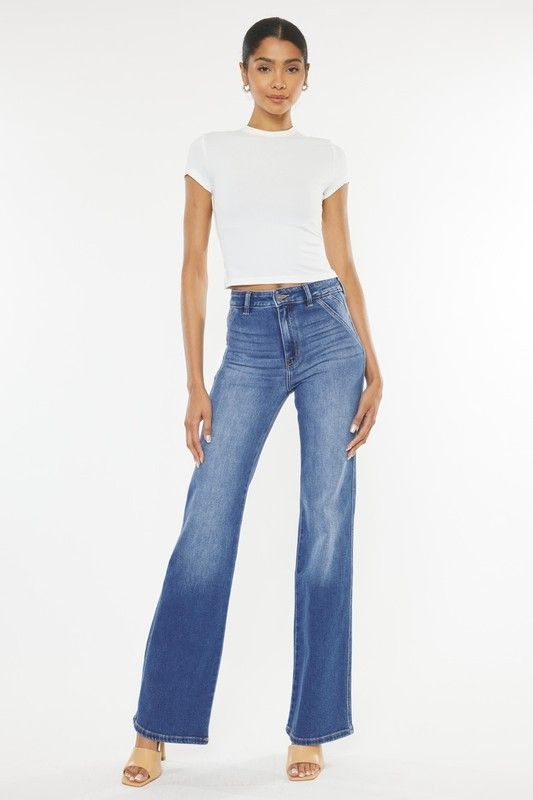 Nidia Ultra High Rise Bell Bottom Jeans