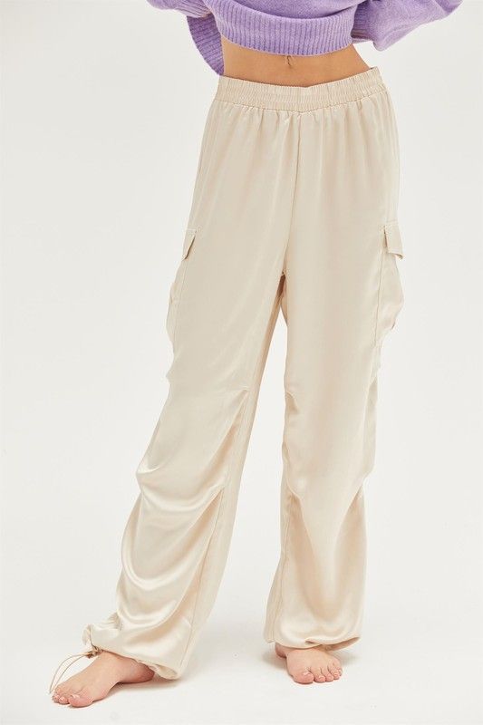Charlotte Satin Pants