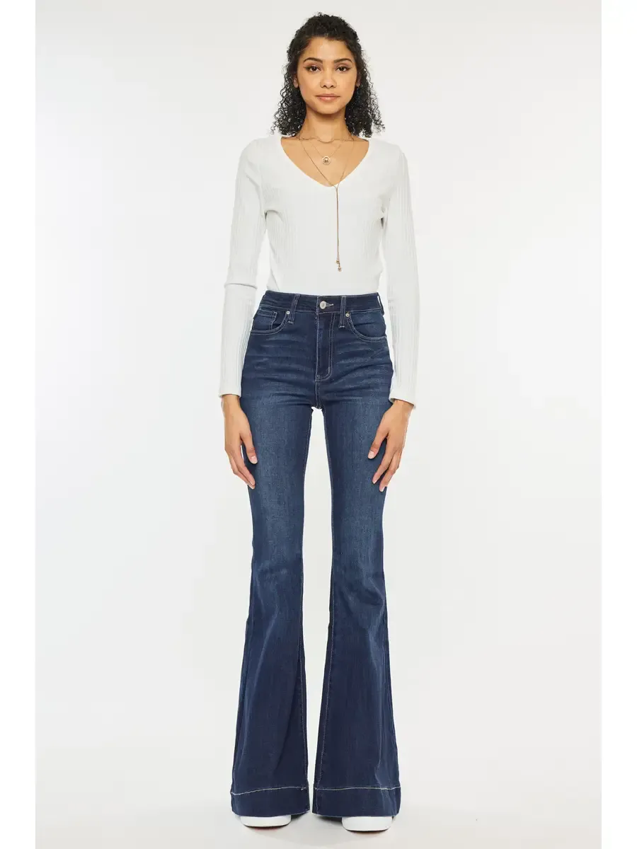 Karlyn High Rise Super Flare Jeans