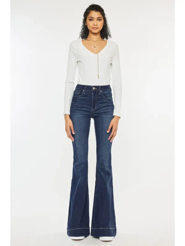 Karlyn High Rise Super Flare Jeans