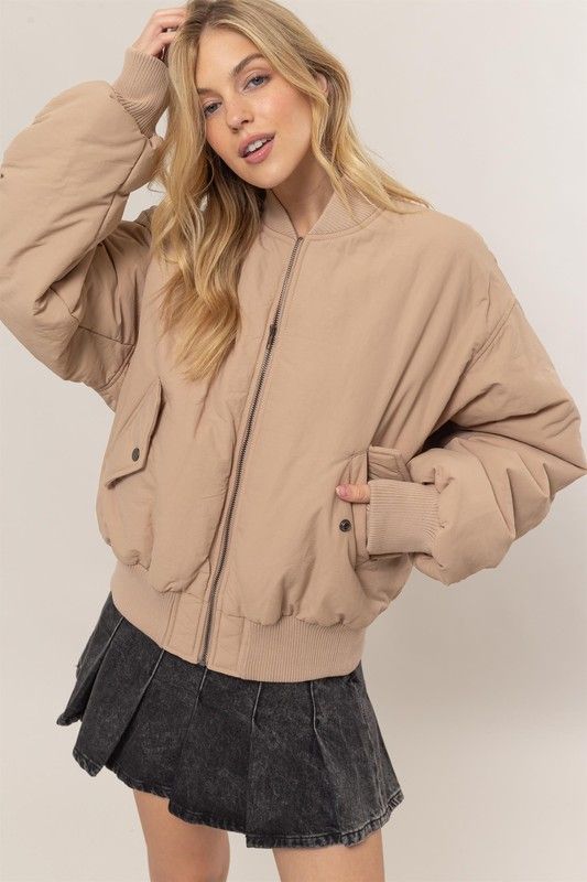Rianne Bomber Puffer Jacket