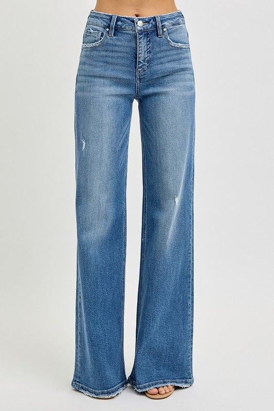 Kamri High Rise Wide Leg Jeans