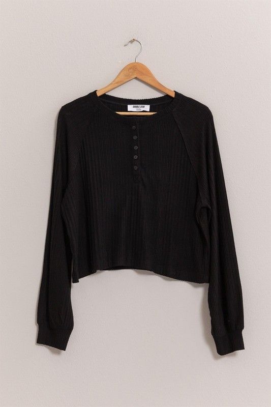 SALE Eveline Ribbed Long Sleeved Top