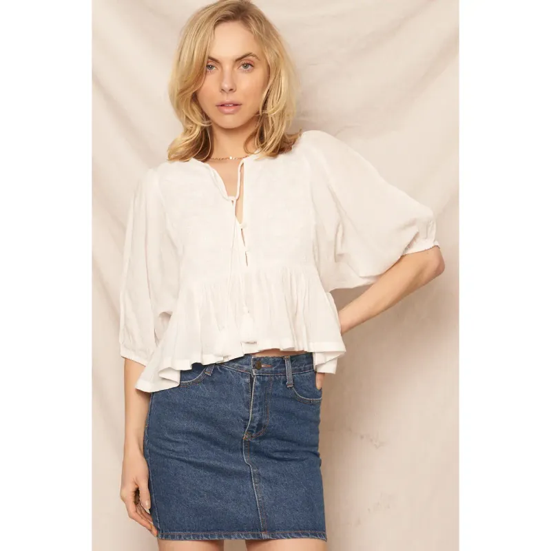 Milana Embroidered Blouse