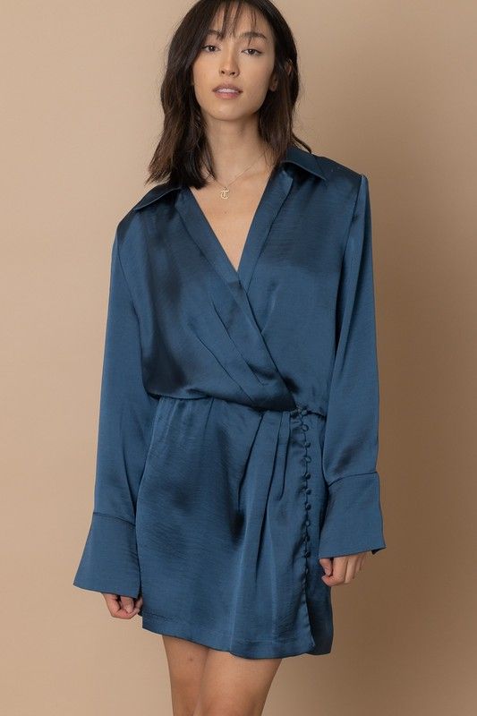 SALE Reece Long Sleeved Short Dress