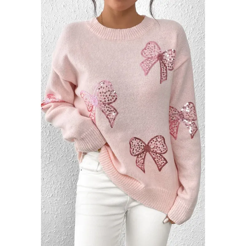 (SALE) Paige Bow Knit Sweater