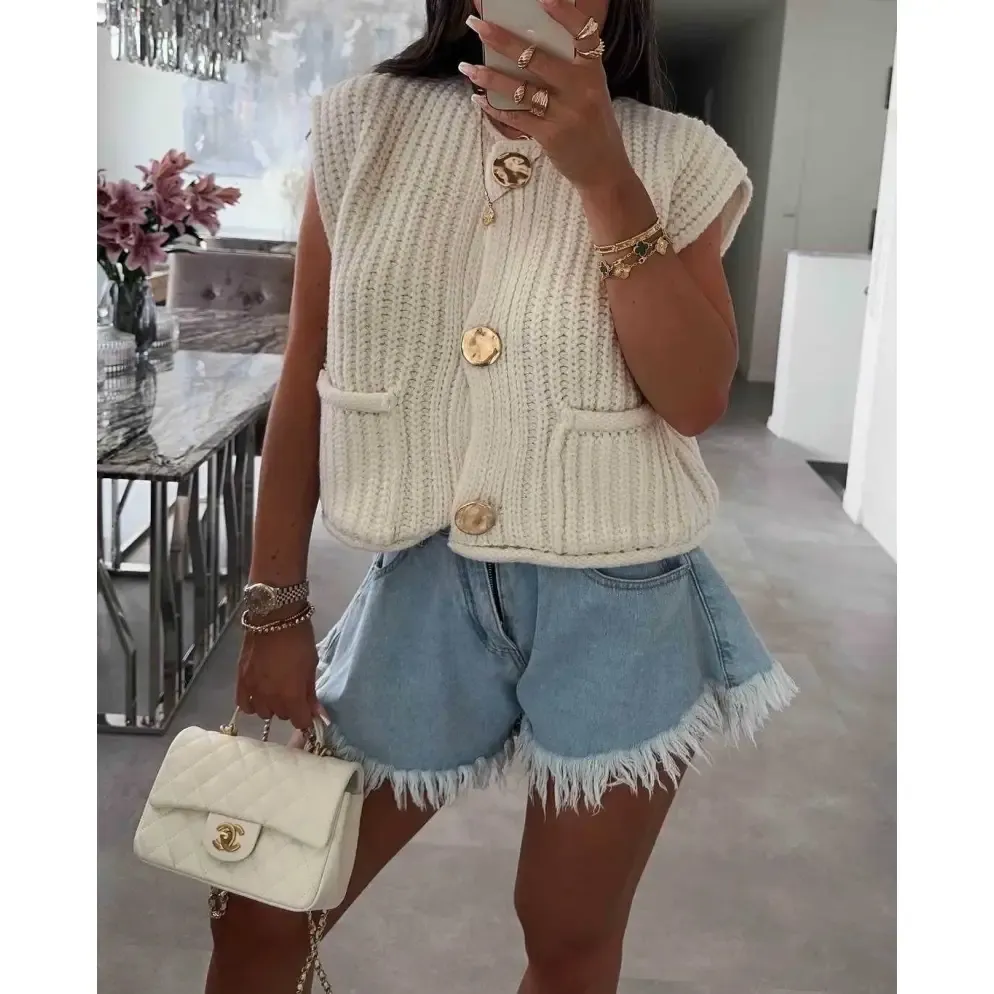 SALE Estelle Sleeveless Knit Vest