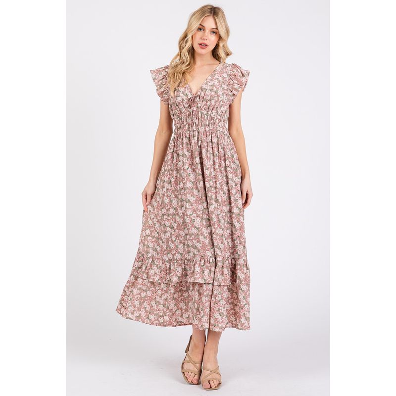Marge Floral Midi Dress