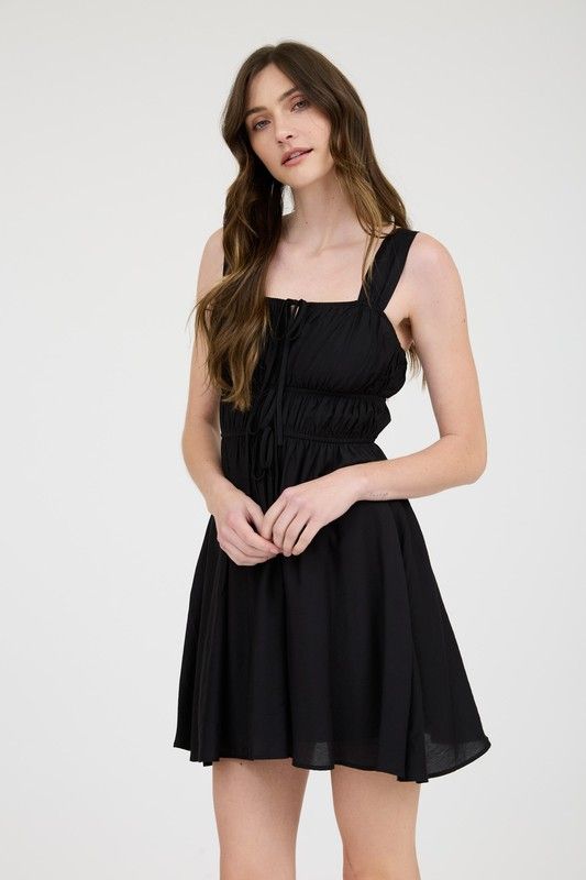 Hannah Sleeveless Short Dress