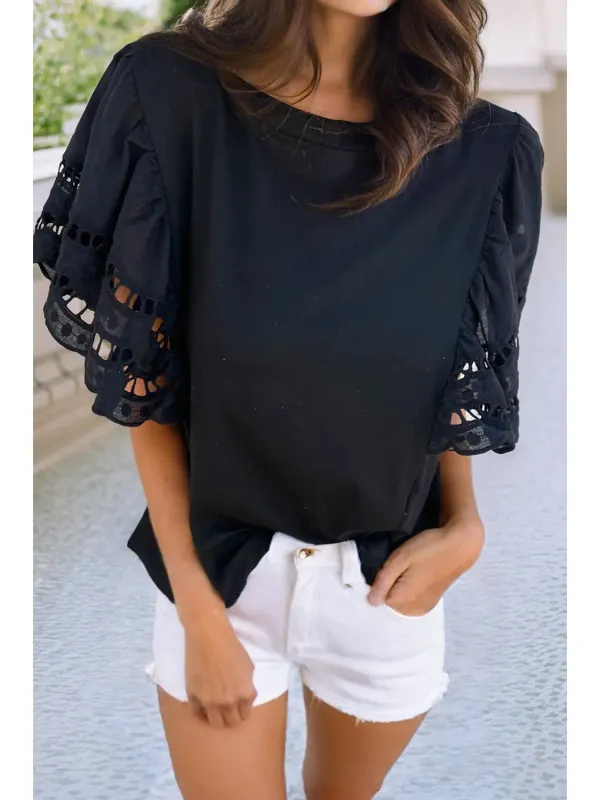 Morgan Black Blouse