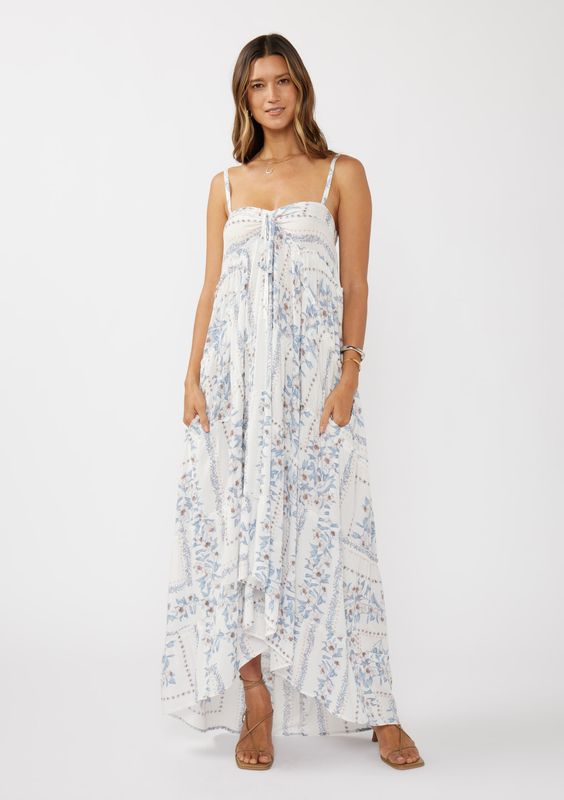 Aly Tiered Ruffle Maxi Dress