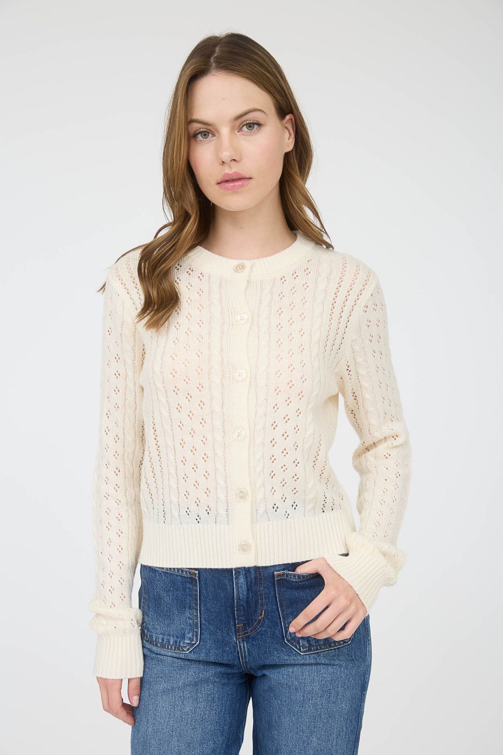 Havana Cable Knit Sweater
