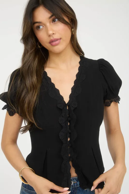 Imrie Puff Sleeved Blouse