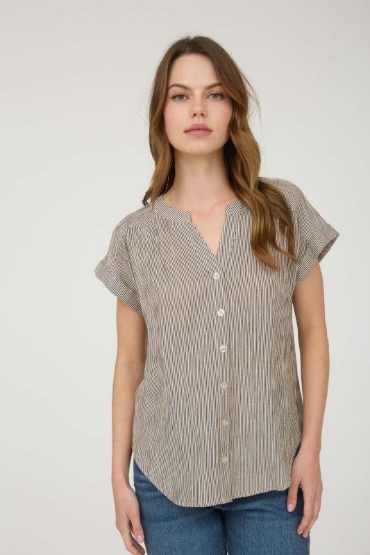 Amarie Button Down Blouse