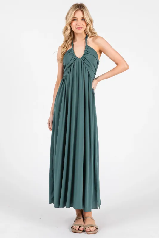 Kalana Halter Midi Dress