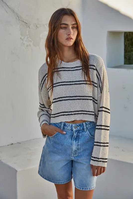 Tay Striped Long Sleeved Top