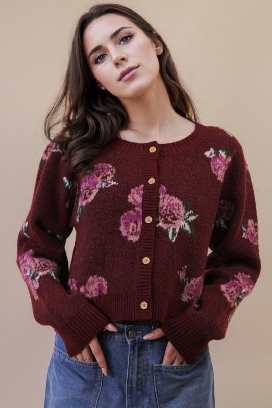 Frani Floral Cardigan