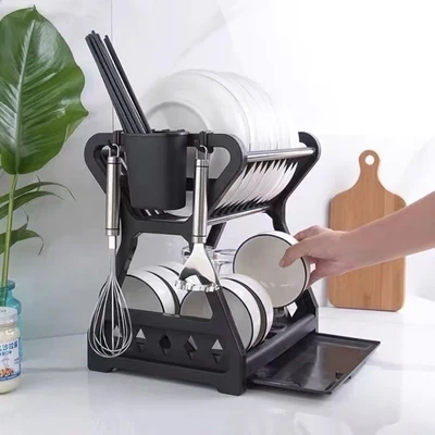 Double Layer Dish Drying Rack
