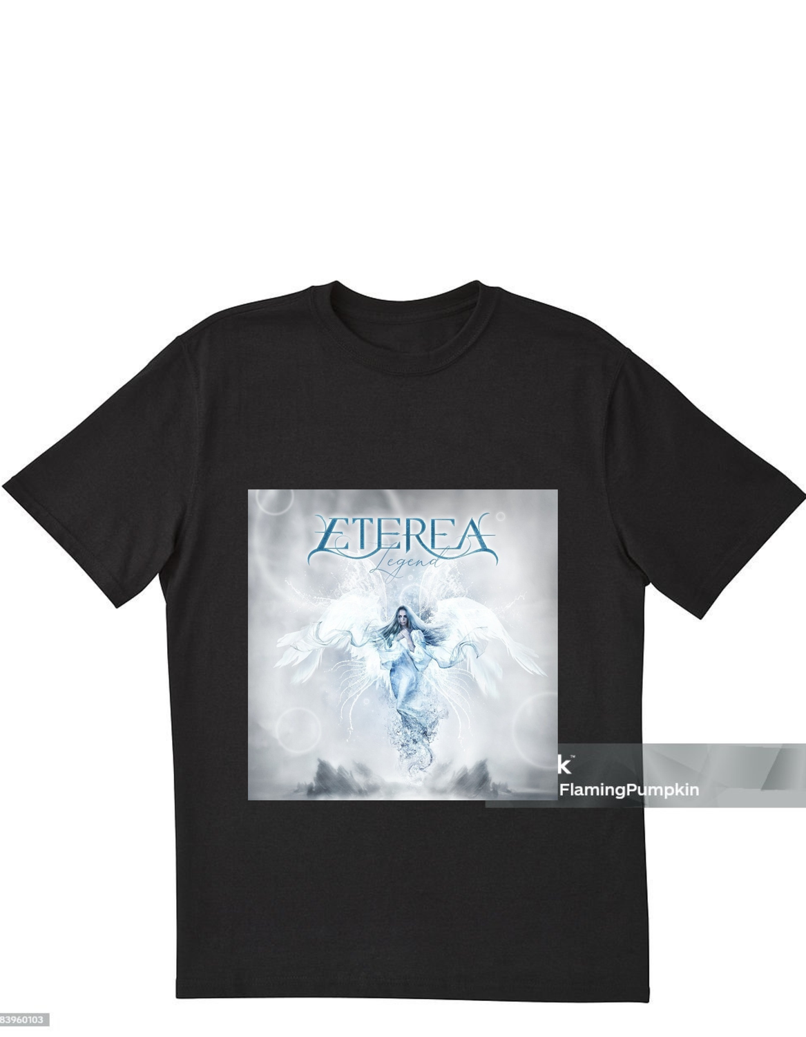 black t-shirt size S