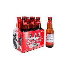 BUDWEISER SIX PACK 250ML BOTELLA