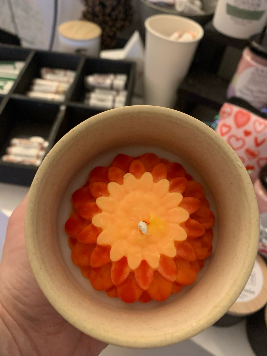 Floral Ceramic Soy Wax Candles