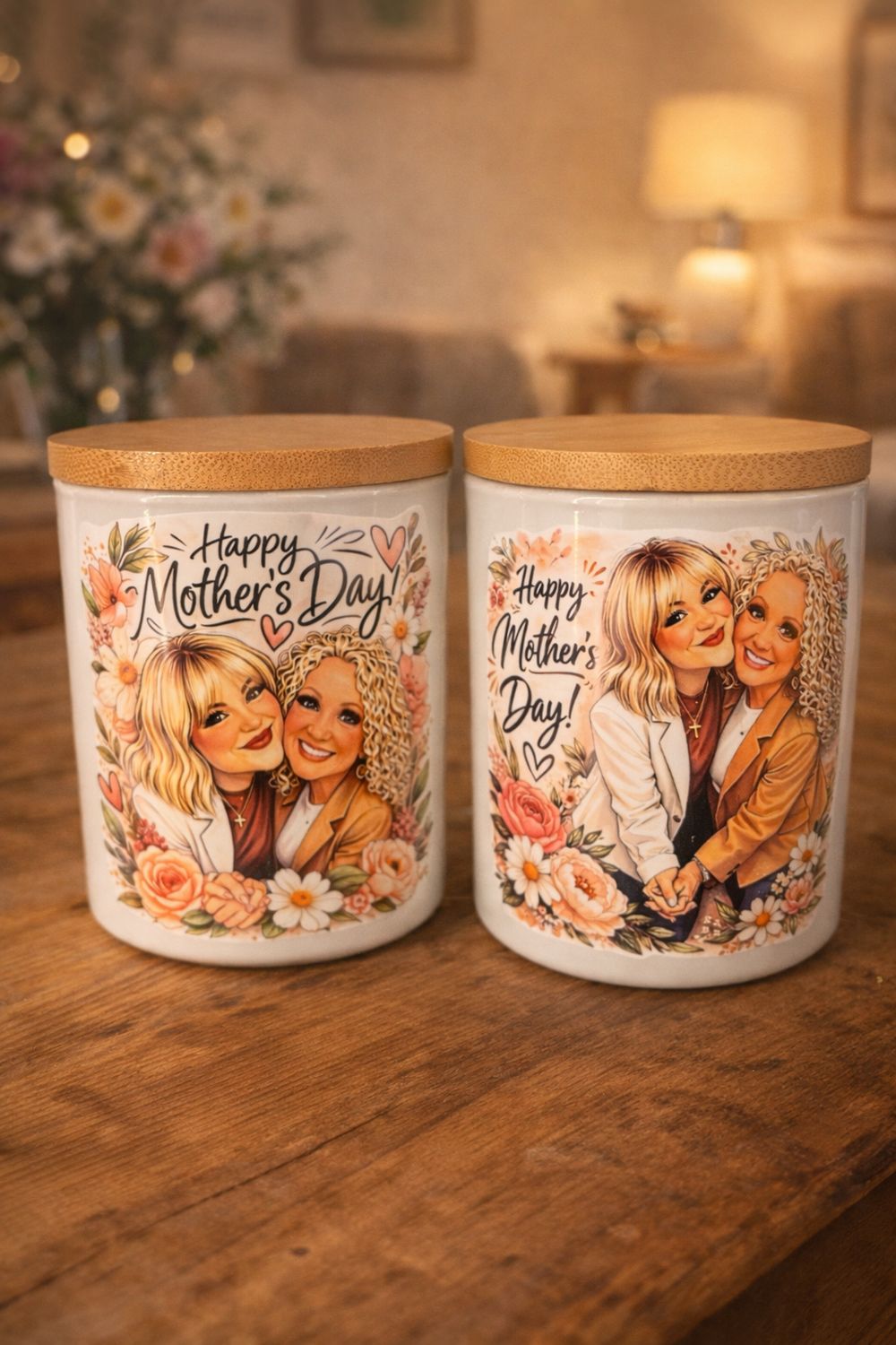 Happy Mother’s Day Candle &amp; Smile Box Option